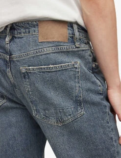 AllSaints Rex Straight-leg Mid-rise Slim-fit Stretch-denim Jeans 13 AllSaints Rex Straight-leg Mid-rise Slim-fit Stretch-denim Jeans -KOOPES Clothing Shop R04137995 TINTEDINDIGO ALT05