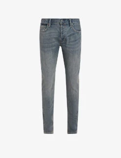 AllSaints Rex Straight-leg Mid-rise Slim-fit Stretch-denim Jeans