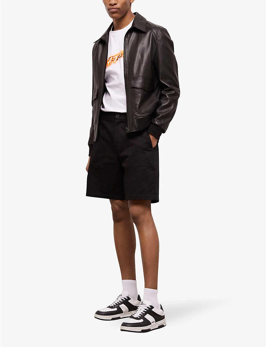 THE KOOPLES Relaxed-fit Mid-length Cotton Shorts 4 THE KOOPLES Relaxed-fit Mid-length Cotton Shorts - Image 2
