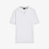Ted Baker Sandbank Revere-collar Cotton-towelling Polo Shirt