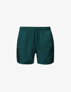 Brand-embroidered Regular-fit Swim Shorts