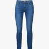 7 For All Mankind Slimmy Slim-fit Tapered-leg Stretch-denim Jeans -KOOPES Clothing Shop R04145113 MIDBLUE M