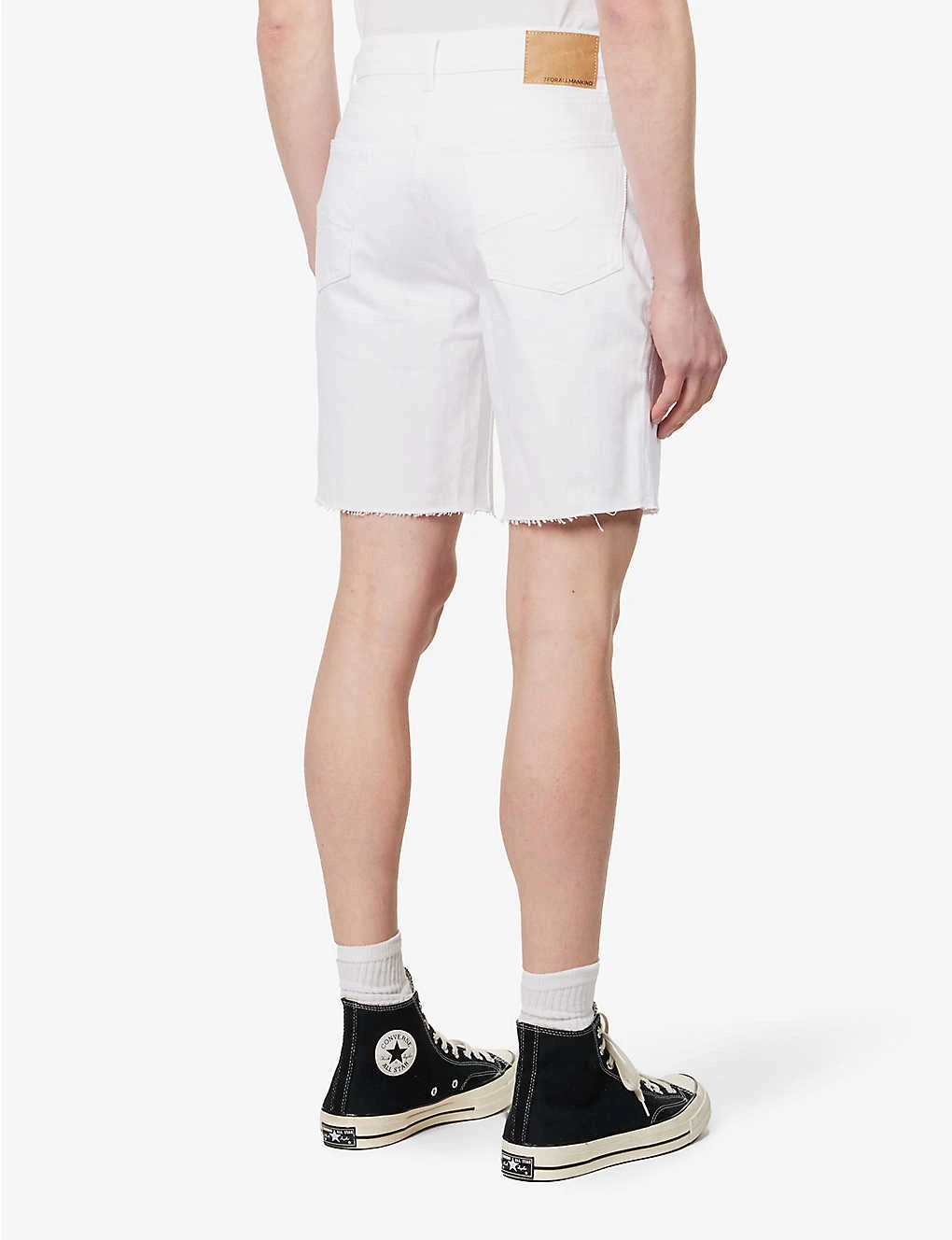 7 For All Mankind Banter Straight-leg Stretch-denim Shorts 6 7 For All Mankind Banter Straight-leg Stretch-denim Shorts - Image 4