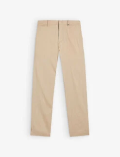 Ted Baker Kimmel Straight-leg Mid-rise Stretch Linen-blend Trousers
