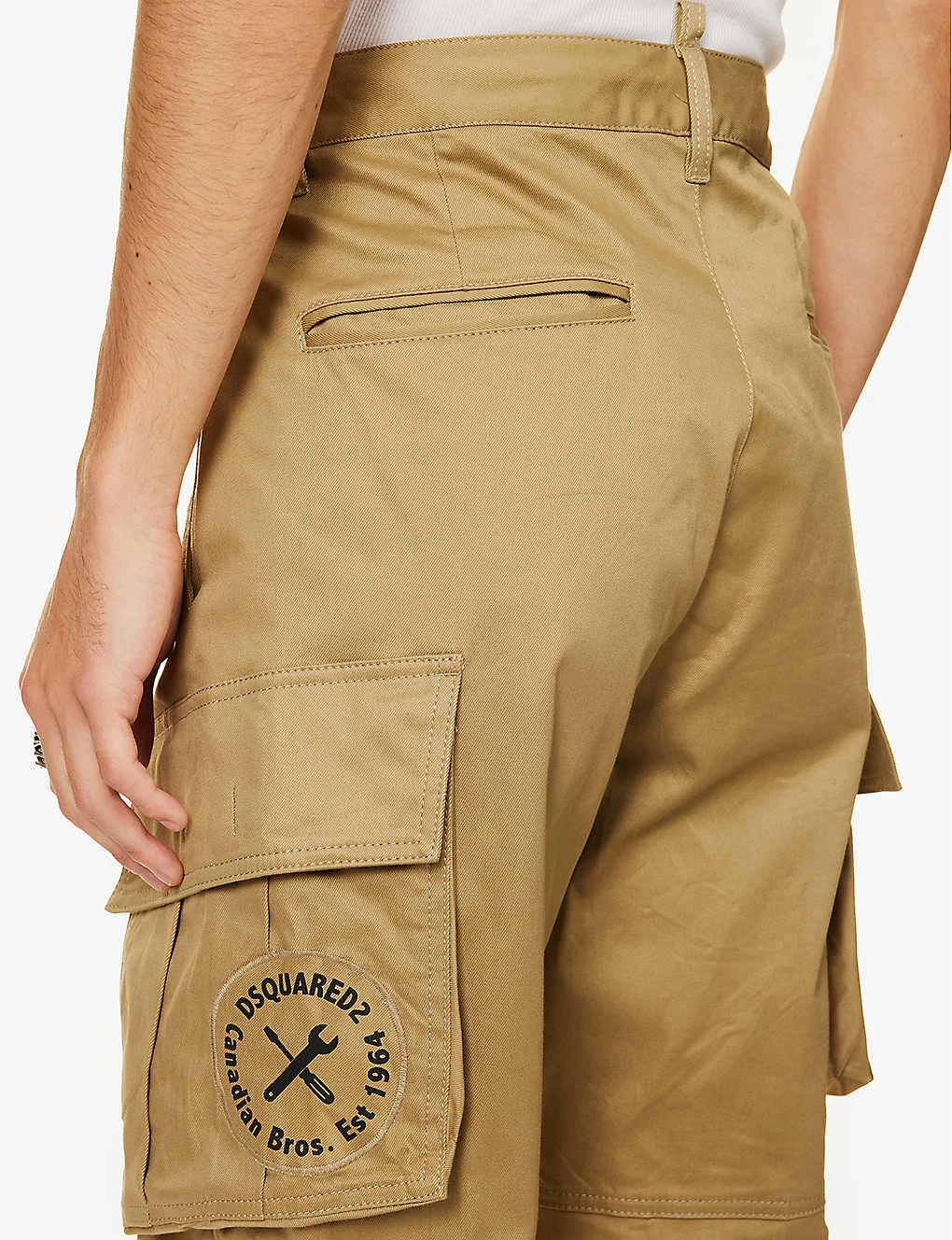 DSQUARED2 Check-print Straight-leg Mid-rise Stretch-cotton Cargo Trousers 7 DSQUARED2 Check-print Straight-leg Mid-rise Stretch-cotton Cargo Trousers - Image 5