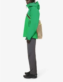 Arcteryx Beta Brand-embroidered Regular-fit Shell Hooded Jacket -KOOPES Clothing Shop R04145698 GREEN ALT01