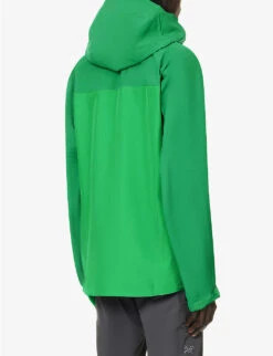 Arcteryx Beta Brand-embroidered Regular-fit Shell Hooded Jacket -KOOPES Clothing Shop R04145698 GREEN ALT03