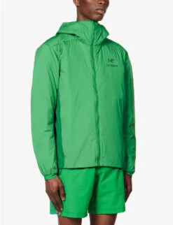 Arcteryx Atom Funnel-neck Regular-fit Shell Jacket -KOOPES Clothing Shop R04145704 GREEN ALT02