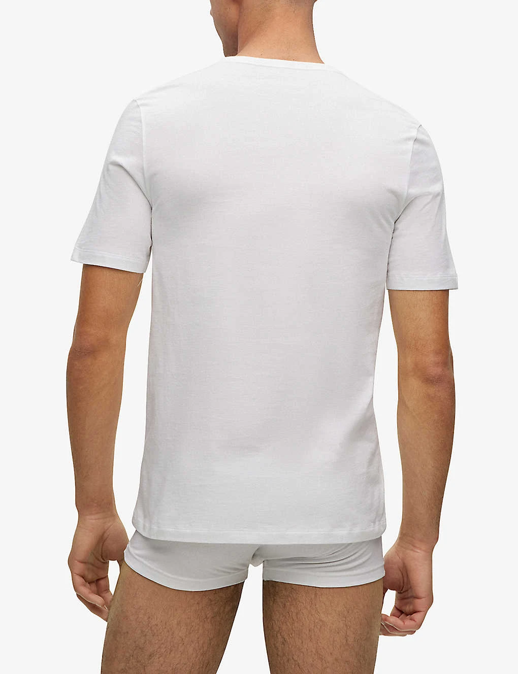 Hugo Pack Of Three Logo-print Regular-fit Cotton-jersey T-shirts 6 Hugo Pack Of Three Logo-print Regular-fit Cotton-jersey T-shirts - Image 4