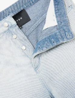 Caribbean Rhinestone-embellished Relaxed-fit Organic-denim Jeans 13 Caribbean Rhinestone-embellished Relaxed-fit Organic-denim Jeans -KOOPES Clothing Shop R04146767 DENIMWASH ALT06