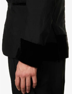 Unisex Single-breasted Regular-fit Woven Jacket -KOOPES Clothing Shop R04146917 BLACKBLACK ALT05