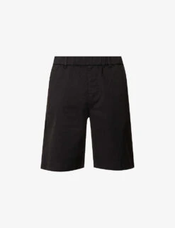 Champion Logo-appliqué Regular-fit Stretch-cotton Shorts