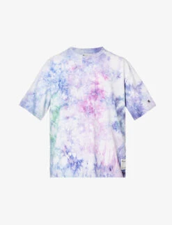 Champion Tie-dye Brand-appliqué Cotton-jersey T-shirt