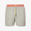 PAUL SMITH Colour-blocked Drawstring-waistband Towelling Shorts -KOOPES Clothing Shop R04148054 EMERALDGREEN M