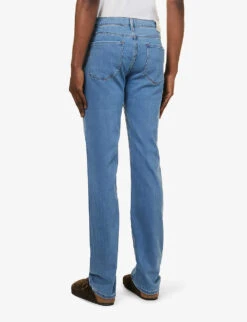 Paige Normandie Faded-wash Straight-fit Stretch-denim Jeans 11 Paige Normandie Faded-wash Straight-fit Stretch-denim Jeans -KOOPES Clothing Shop R04148188 DONNELLY ALT03