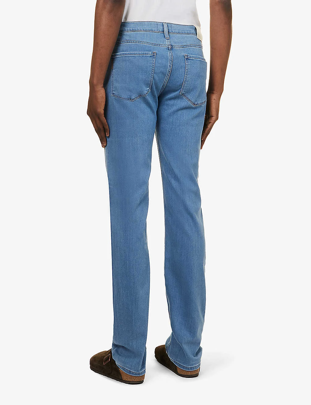 Paige Normandie Faded-wash Straight-fit Stretch-denim Jeans 6 Paige Normandie Faded-wash Straight-fit Stretch-denim Jeans - Image 4