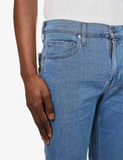 Paige Normandie Faded-wash Straight-fit Stretch-denim Jeans 12 Paige Normandie Faded-wash Straight-fit Stretch-denim Jeans -KOOPES Clothing Shop R04148188 DONNELLY ALT04