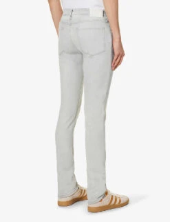 Paige Croft Mid-rise Skinny Stretch-woven Jeans -KOOPES Clothing Shop R04148190 KNOLLWOOD ALT03