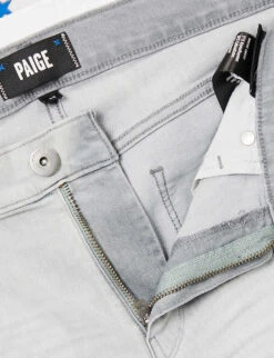 Paige Croft Mid-rise Skinny Stretch-woven Jeans -KOOPES Clothing Shop R04148190 KNOLLWOOD ALT07