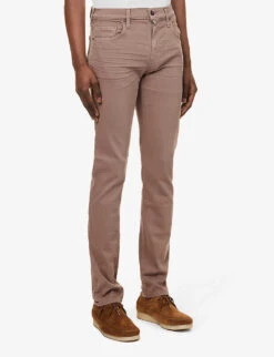 Paige Lennox Slim-fit Stretch-denim Jeans -KOOPES Clothing Shop R04148199 DEEPMAUVE ALT02