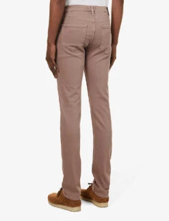 Paige Lennox Slim-fit Stretch-denim Jeans -KOOPES Clothing Shop R04148199 DEEPMAUVE ALT03