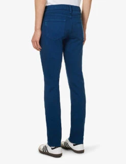 Paige Federal Faded-wash Slim Straight-fit Jeans -KOOPES Clothing Shop R04148200 COBALTSKY ALT03