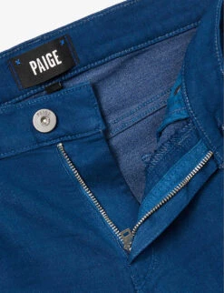Paige Federal Faded-wash Slim Straight-fit Jeans -KOOPES Clothing Shop R04148200 COBALTSKY ALT06