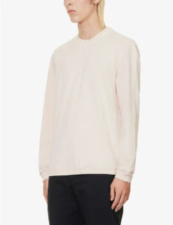 Paige Jaxton Crewneck Regular-fit Cotton-jersey Jumper 9 Paige Jaxton Crewneck Regular-fit Cotton-jersey Jumper -KOOPES Clothing Shop R04148204 VINTAGEROSEDEW ALT02