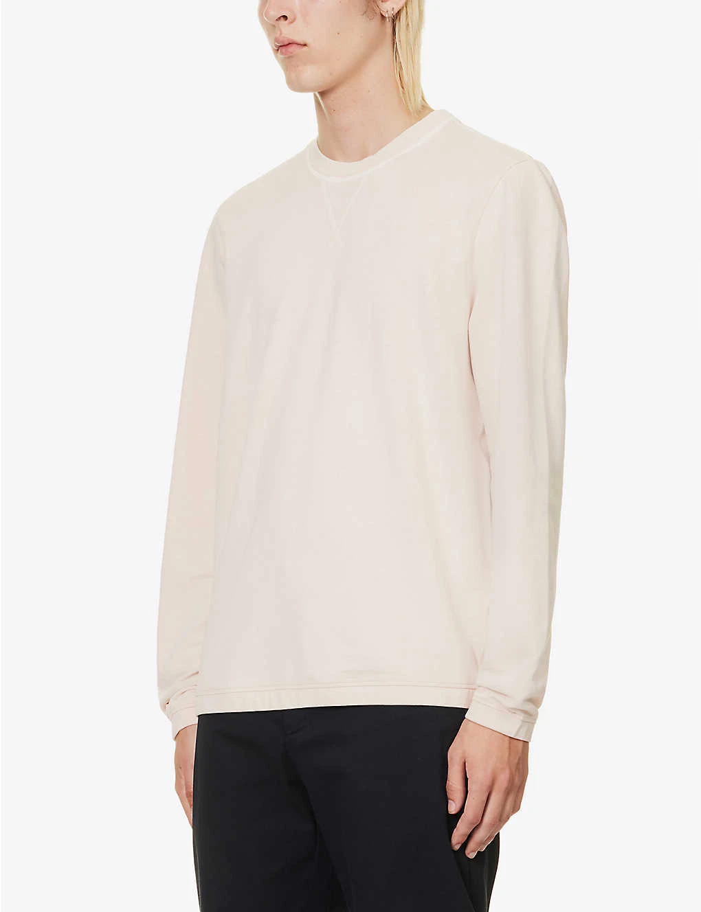 Paige Jaxton Crewneck Regular-fit Cotton-jersey Jumper 5 Paige Jaxton Crewneck Regular-fit Cotton-jersey Jumper - Image 3