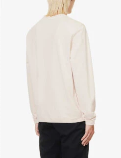 Paige Jaxton Crewneck Regular-fit Cotton-jersey Jumper 10 Paige Jaxton Crewneck Regular-fit Cotton-jersey Jumper -KOOPES Clothing Shop R04148204 VINTAGEROSEDEW ALT03