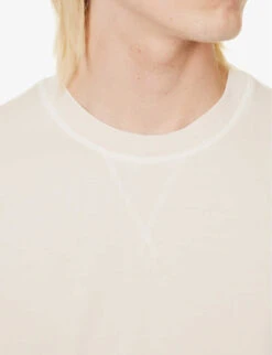 Paige Jaxton Crewneck Regular-fit Cotton-jersey Jumper 11 Paige Jaxton Crewneck Regular-fit Cotton-jersey Jumper -KOOPES Clothing Shop R04148204 VINTAGEROSEDEW ALT04