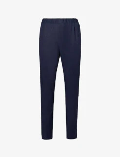Paige Snider Elasticated-waistband Tapered-leg Regular-fit Stretch-woven Trousers