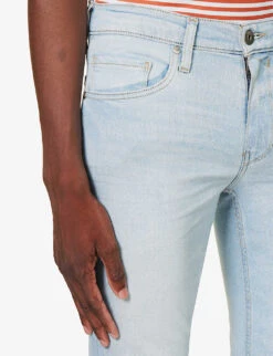 Paige Federal Straight-leg Mid-rise Stretch-denim Jeans -KOOPES Clothing Shop R04148219 DEVERILL ALT04