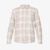 Paige Everett Checked Cotton-blend Shirt
