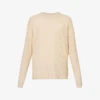 Paige Huntemann Long-sleeved Waffle-textured Cotton-knit T-shirt 1 Paige Huntemann Long-sleeved Waffle-textured Cotton-knit T-shirt -KOOPES Clothing Shop R04148231 NATURALCLAY M