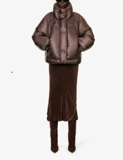 UVR Padded Boxy-fit Shell-down Jacket -KOOPES Clothing Shop R04149484 MUD ALT02