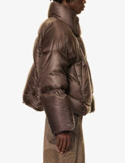 UVR Padded Boxy-fit Shell-down Jacket -KOOPES Clothing Shop R04149484 MUD ALT03