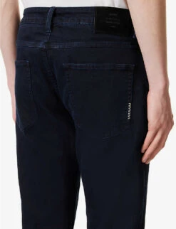 NEUW Lou Slim Slim-fit Stretch-denim Jeans -KOOPES Clothing Shop R04149664 INKYBLACK ALT04