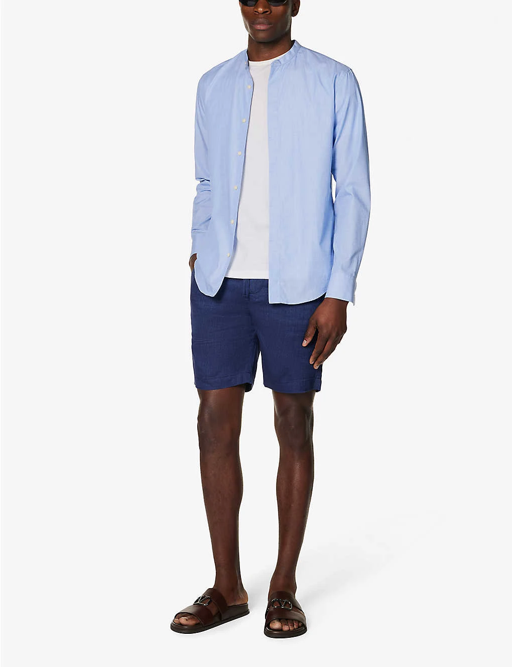 Felipe Elasticated-waist Linen And Cotton-blend Shorts 4 Felipe Elasticated-waist Linen And Cotton-blend Shorts - Image 2