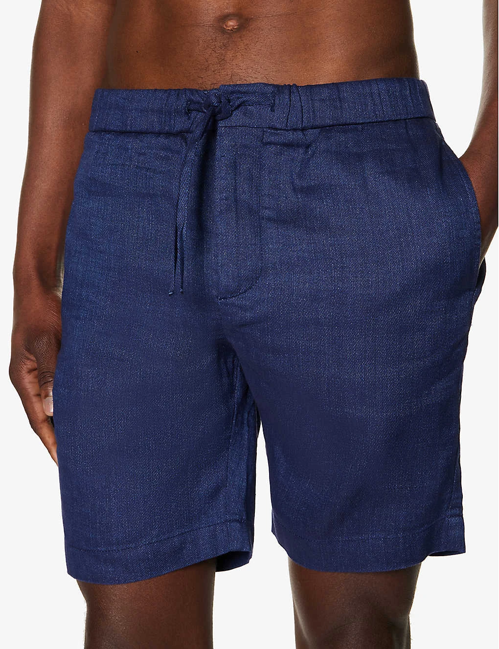Felipe Elasticated-waist Linen And Cotton-blend Shorts 7 Felipe Elasticated-waist Linen And Cotton-blend Shorts - Image 5
