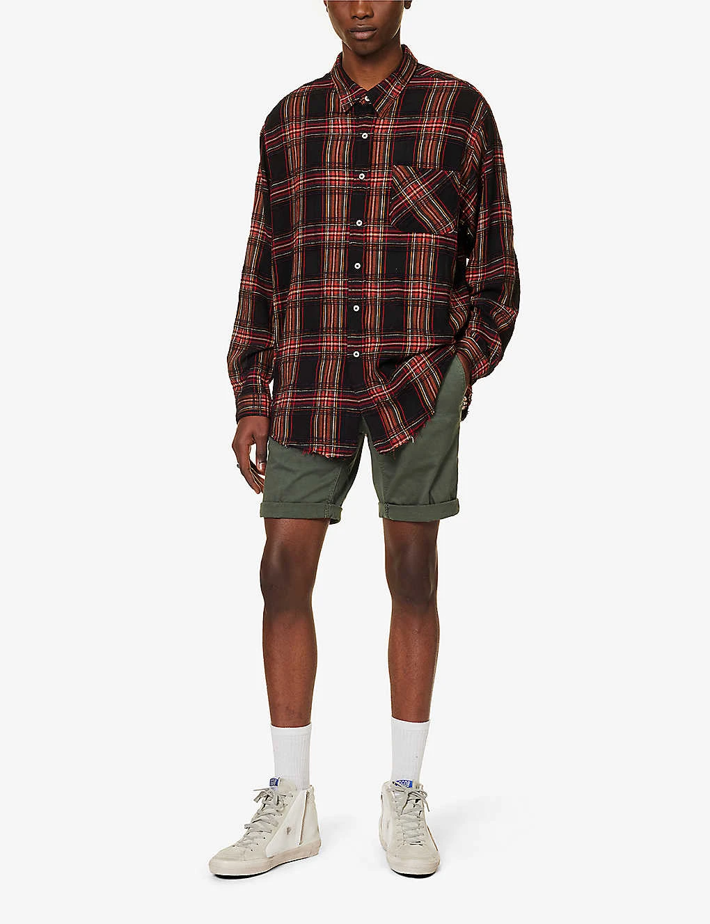 Replay Benni Hyperflex Regular-fit Stretch-cotton Chino Shorts 4 Replay Benni Hyperflex Regular-fit Stretch-cotton Chino Shorts - Image 2