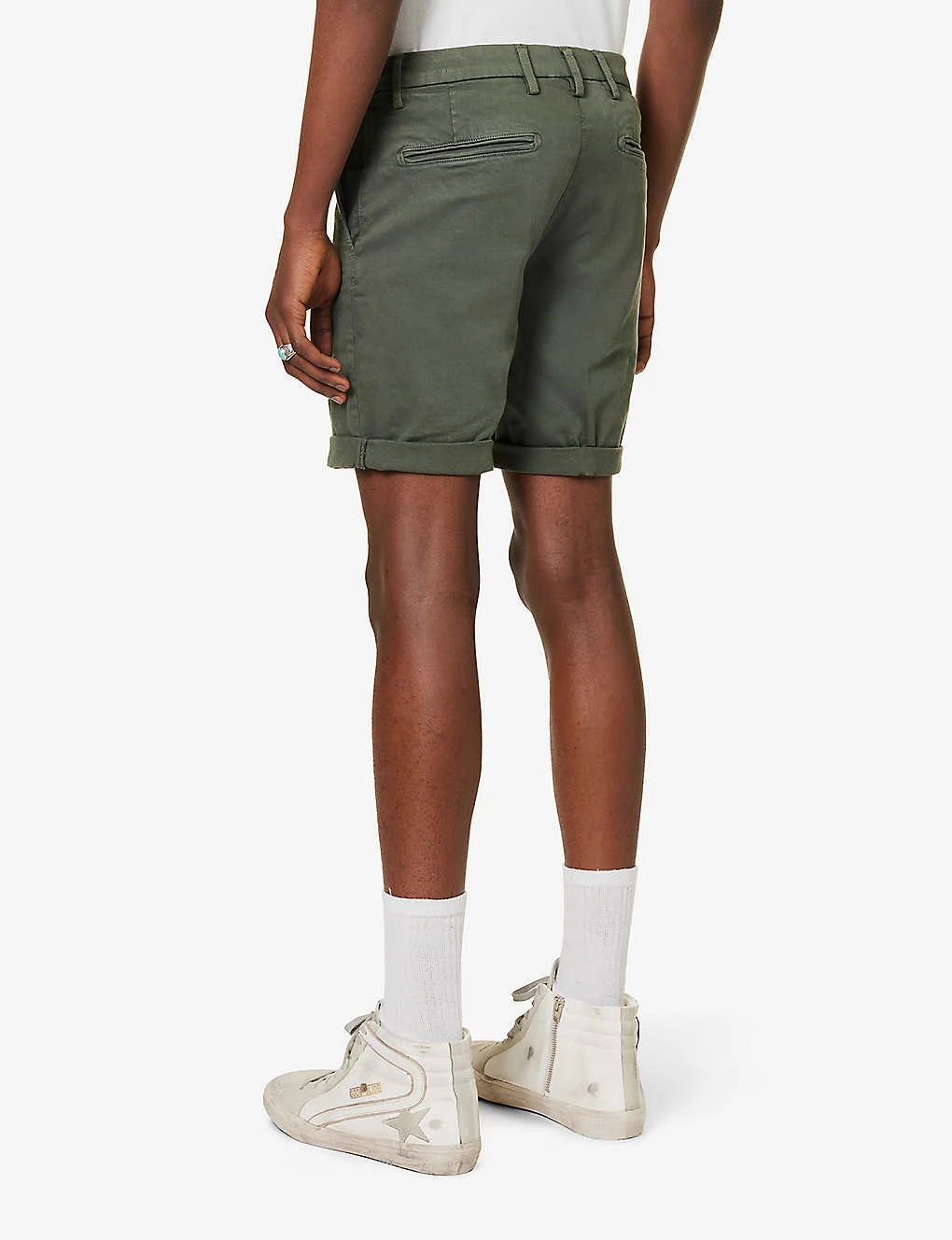 Replay Benni Hyperflex Regular-fit Stretch-cotton Chino Shorts 6 Replay Benni Hyperflex Regular-fit Stretch-cotton Chino Shorts - Image 4