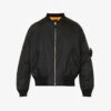 Prada Re-Nylon Brand-badge Boxy-fit Recycled-polyamide Jacket -KOOPES Clothing Shop R04152250 BLACK M