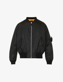 Prada Re-Nylon Brand-badge Boxy-fit Recycled-polyamide Jacket
