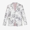 Graphic-print Regular-fit Cotton-canvas Jacket