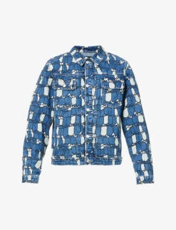 Billionaire Boys Club Gator Graphic-print Denim Jacket