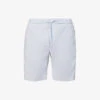Drawstring Mid-rise Linen And Cotton-blend Shorts -KOOPES Clothing Shop R04153580 HALOGENGREY M