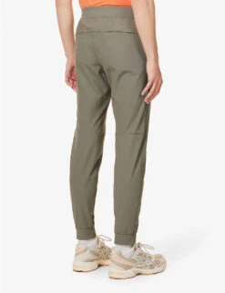 Lululemon ABC Warpstreme Drawstring-waist Recycled Polyester-blend Jogging Bottoms -KOOPES Clothing Shop R04153878 GREYSAGE ALT03