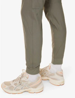 Lululemon ABC Warpstreme Drawstring-waist Recycled Polyester-blend Jogging Bottoms -KOOPES Clothing Shop R04153878 GREYSAGE ALT04