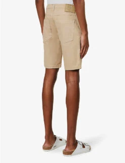 NEUW Cody Regular-fit Mid-rise Stretch-cotton Shorts -KOOPES Clothing Shop R04156904 SAND ALT03
